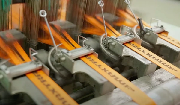 A Close-Up Look At Weaving Webbing